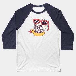 beach skull Baseball T-Shirt